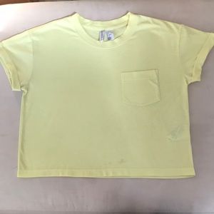 Yellow Crop T-shirt 💛